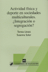 Activitad física y deporte en las sociedades multiculturales, de Soler | portada del libro