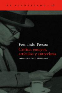 Crítica, ensayos, artículos y entrevistas, de Pessoa, Fernando | portada del libro