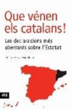 Que vénen els catalans!, de FRANCESC MESTRE | portada del libro