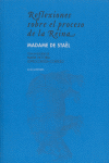 Reflexiones sobre el proceso de la Reina, de Madame de Staël | portada del libro