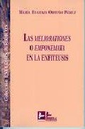 LAS MILIORATIONES OEMPONEMATA EN LA ENFITEUSIS, de ORTUÑO PEREZ | portada del libro