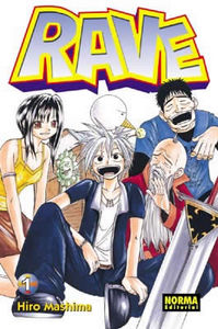 RAVE 01, de Mashima | portada del libro