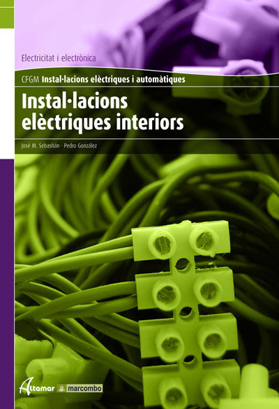 Instal.lacions elèctriques d'interiors, de J. M. Sebastián | portada del libro