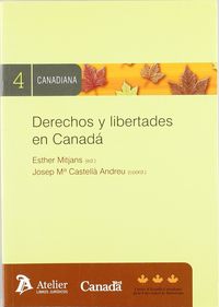 Derechos y libertades en canada, de Varios autores | portada del libro