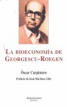 Bioeconomía de Georgescu-Roegen, de Carpintero | portada del libro