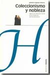 COLECCIONISMO Y NOBLEZA, de Urquízar Herrera | portada del libro