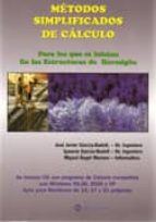 Métodos simplificados de cálculo, de José Javier García-Badell | portada del libro