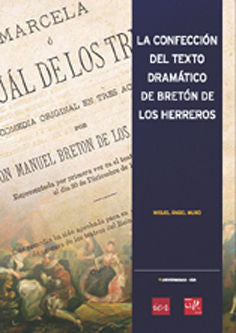 La confección del texto dramático de Bretón de los Herreros, de Muro Munilla | portada del libro