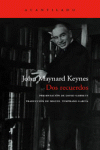 Dos recuerdos, de Keynes, John Maynard | portada del libro