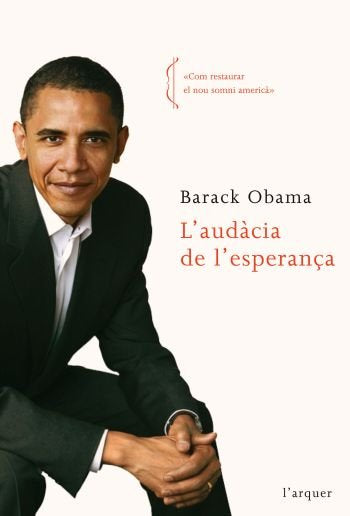 L'audàcia de l'esperança, de Obama | portada del libro