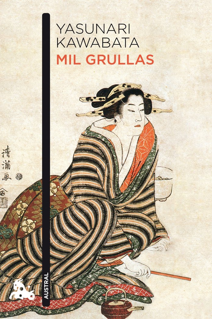 Mil grullas, de Kawabata, Yasunari | portada del libro