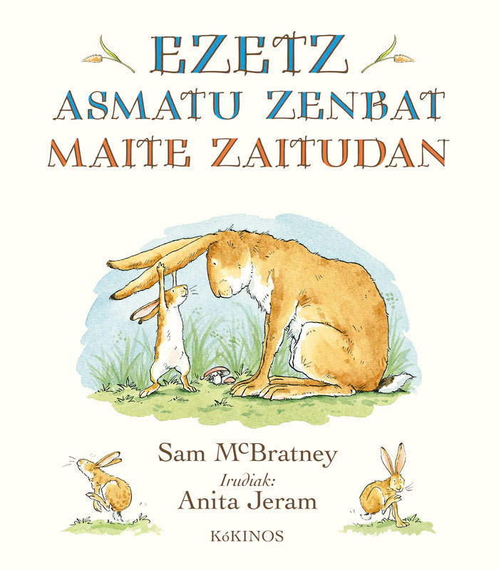 EZETZ ASMATU ZENBAT, de McBratney | portada del libro