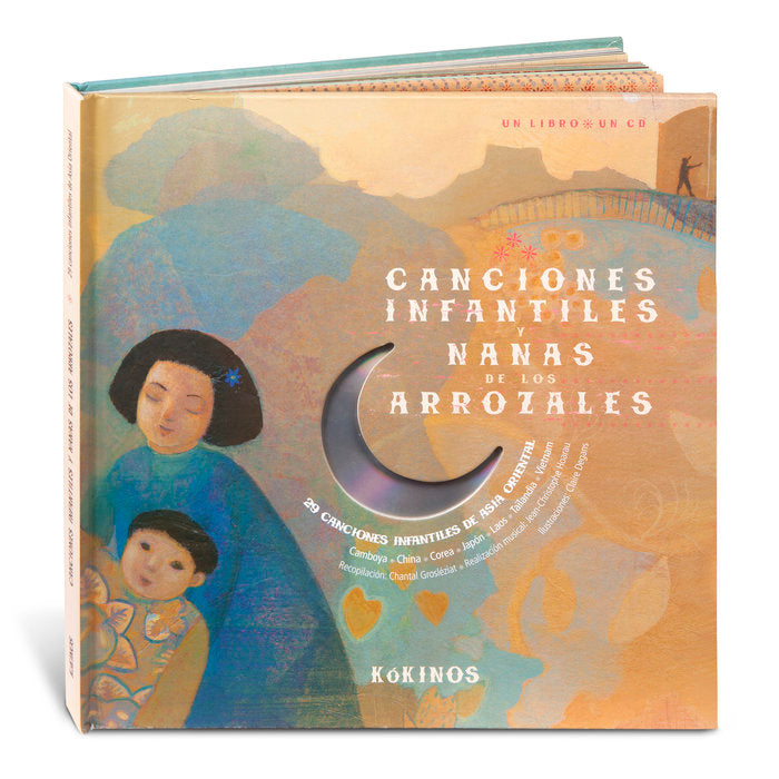 CANCIONES INFANTILES Y NANAS DE LOS ARROZALES + CD, de Grosléziat | portada del libro