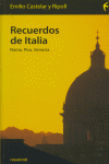RECUERDOS DE ITALIA, de Castelar | portada del libro