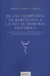 DE LAS OLIMPIADAS DE BARCELONA A LA LEY DE MEMORIA, de Ramón García | portada del libro