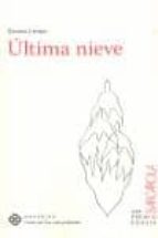 ULTIMA NIEVE, de RAMON CRESPO | portada del libro