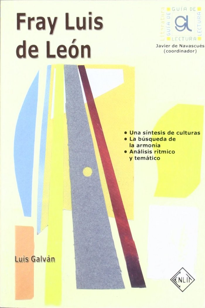 Fray Luis de León, de LUIS GALVAN | portada del libro