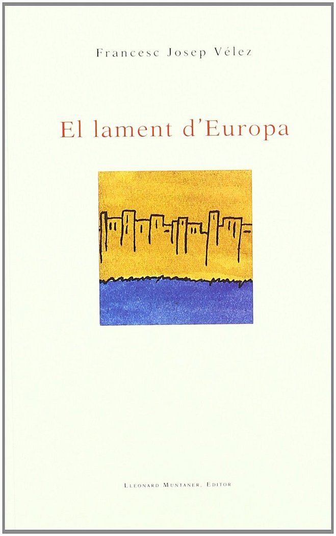 El lament d'Europa, de Vélez i Vicente | portada del libro