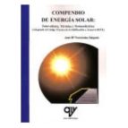 COMPENDIO DE LA ENERGIA SOLAR, de José María Fernández Salgado | portada del libro