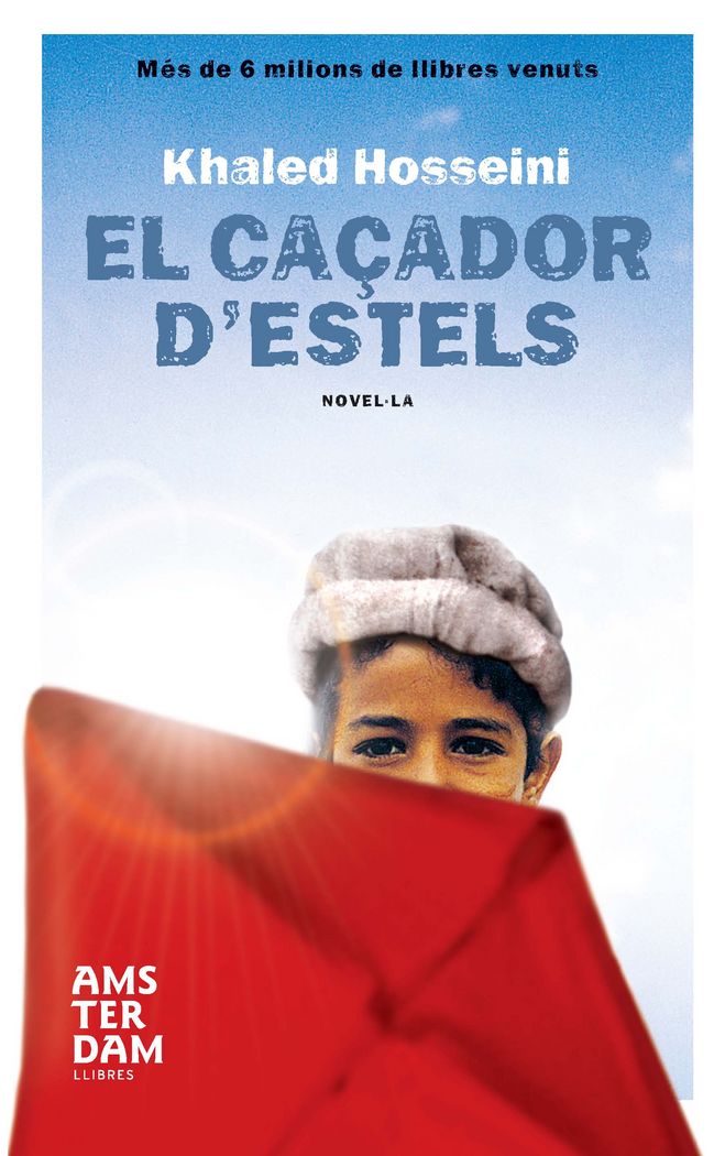 El caçador d'estels, de Hosseini | portada del libro