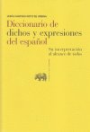 Diccionario de dichos y expresiones del español, de Cantera Ortiz de Urbina | portada del libro