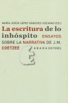 La escritura de lo inhóspito, de Varios Autores | portada del libro