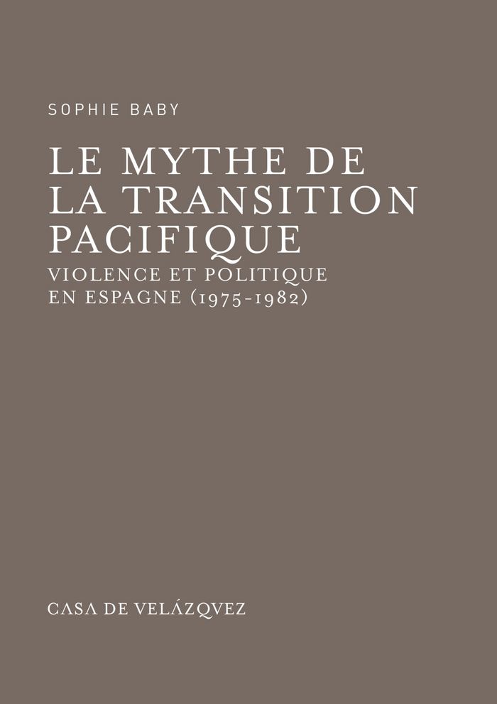 Le mythe de la transition pacifique, de BABY | portada del libro