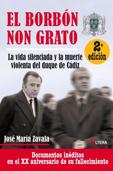 El Borbón non grato, de ZAVALA | portada del libro