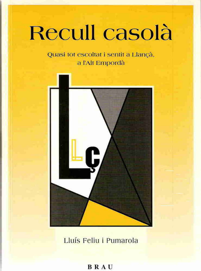 Recull casolà, de Feliu Pumarola, Lluís | portada del libro