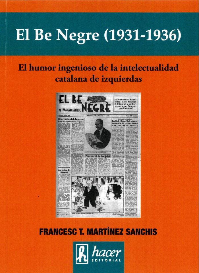 El Be Negre (1931-1936), de T. Martínez Sanchis, Francesc | portada del libro