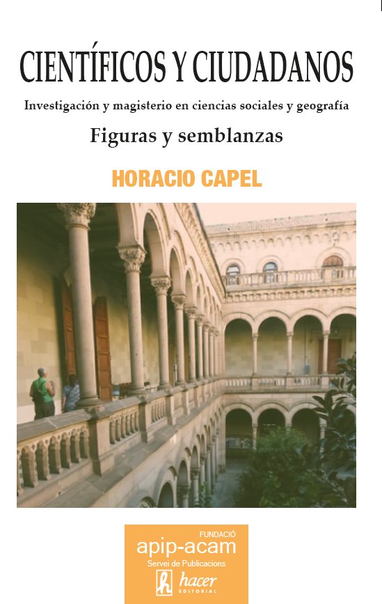 Científicos y ciudadanos, de Capel, Horacio | portada del libro