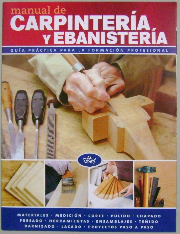 Manual de carpintería y ebanistería | portada del libro