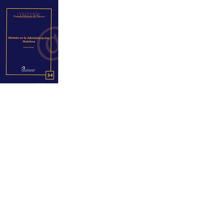 Alemán en la administración hotelera, de Becher | portada del libro