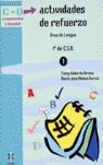 Actividades de refuerzo. Área de lengua, de Gallardo Girona | portada del libro