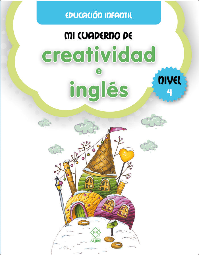 Mi cuaderno de creatividad e inglés. Nivel 4, de Varios autores | portada del libro