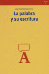 La palabra y su escritura, de Martínez de Sousa | portada del libro