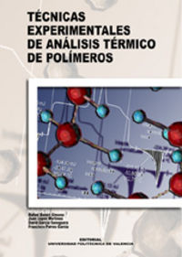 TÉCNICAS EXPERIMENTALES DE ANÁLISIS TÉRMICO DE POLÍMEROS, de Parres García | portada del libro