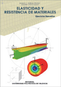 ELASTICIDAD Y RESISTENCIA DE MATERIALES. EJERCICIOS RESUELTOS, de Jiménez Mocholí | portada del libro