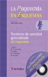 TRASTORNO DE ANSIEDAD GENERALIZADA EN ESQUEMAS, de BOBES GARCíA | portada del libro
