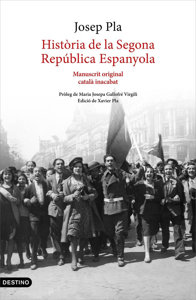 Història de la Segona República Espanyola (1929-abril 1933), de Pla, Josep | portada del libro
