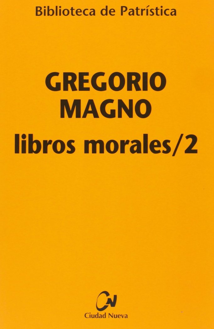 Libros morales/2, de Gregorio Magno | portada del libro