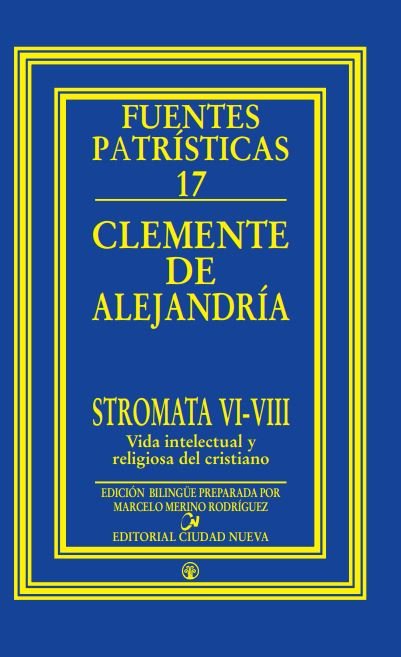 Stromata VI-VIII, de Clemente de Alejandría | portada del libro