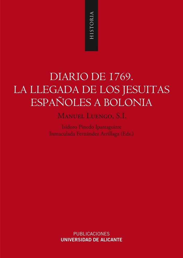 Diario de 1769, de Luengo | portada del libro