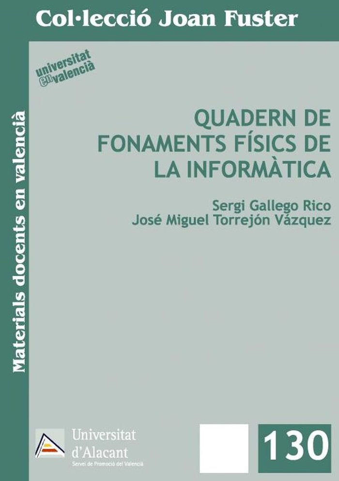 Quadern de fonaments físics de la Informàtica, de Gallego Rico | portada del libro