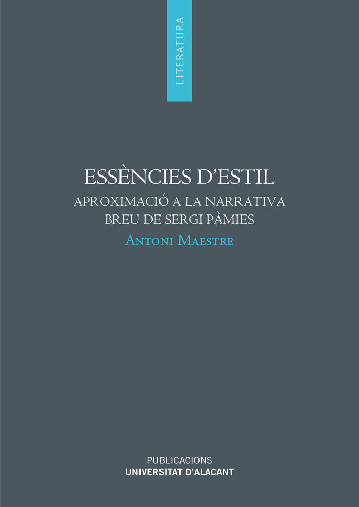 Essències d'Estil, de Maestre Brotons | portada del libro