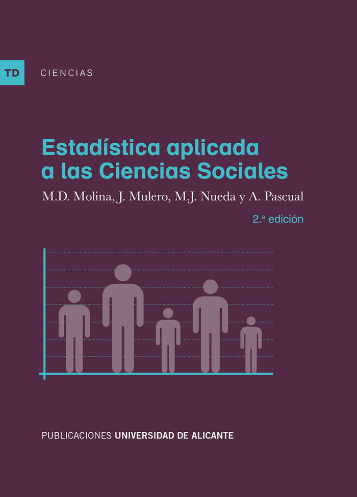 Estadística aplicada a las Ciencias Sociales, de Molina Vila, María Dolores | portada del libro