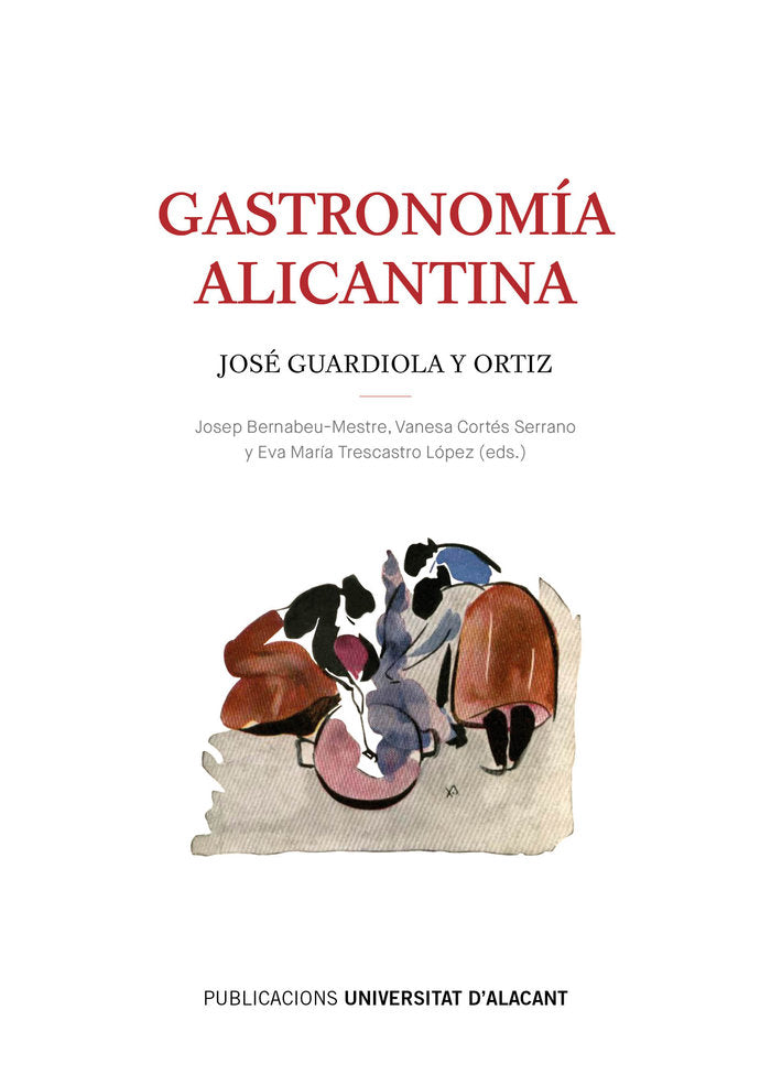 Gastronomía alicantina, de Guardiola y Ortiz | portada del libro