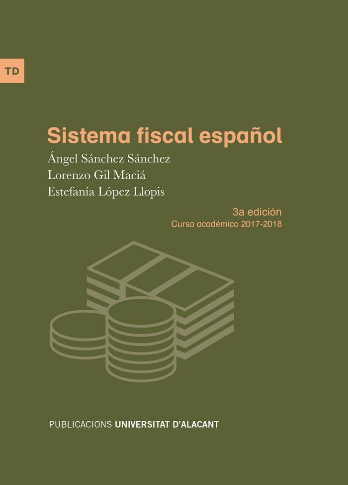 Sistema fiscal español, de Sánchez Sánchez | portada del libro