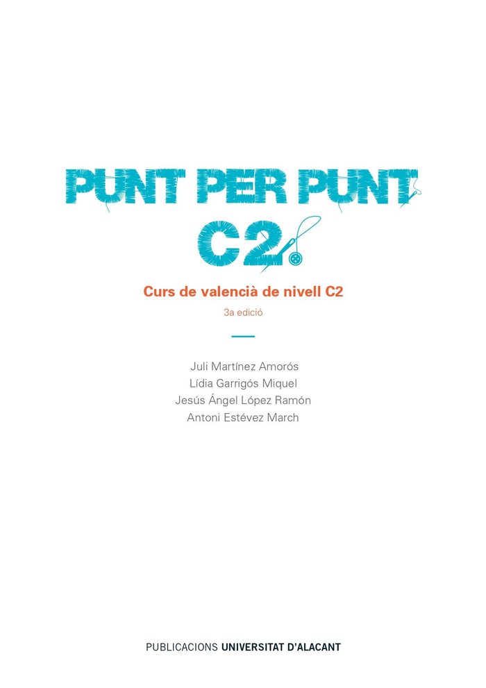 Punt per punt C2, de Martínez Amorós, Juli | portada del libro