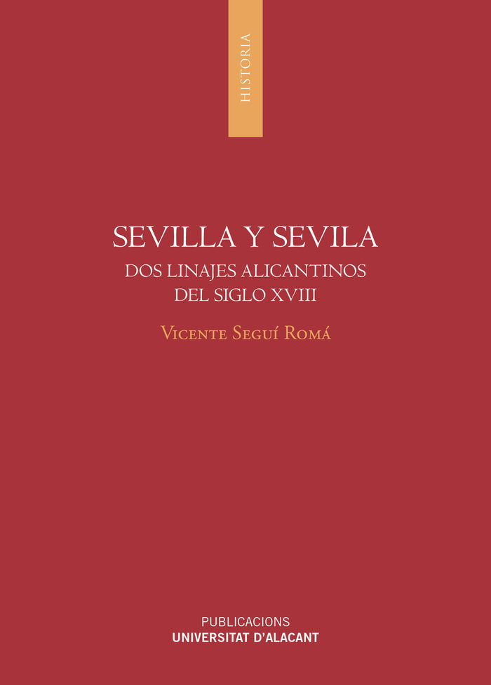 Sevilla y Sevila, de Segí Romá, Vicente | portada del libro
